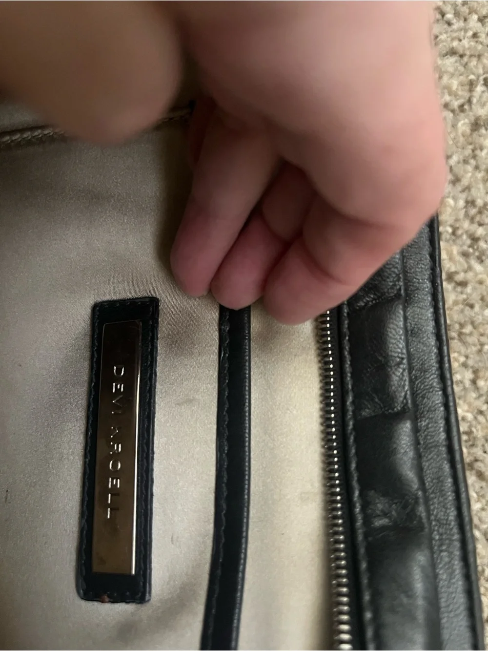 Devi Kroell stingray clutch/pouch